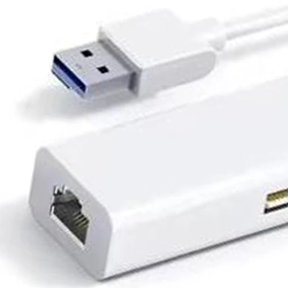 AC57-4 In 1 USB RJ45 Lan Network Card USB2.0 Ethernet Card Hub Splitter Adapter 10Gbit/S For Laptop PC Driver Free