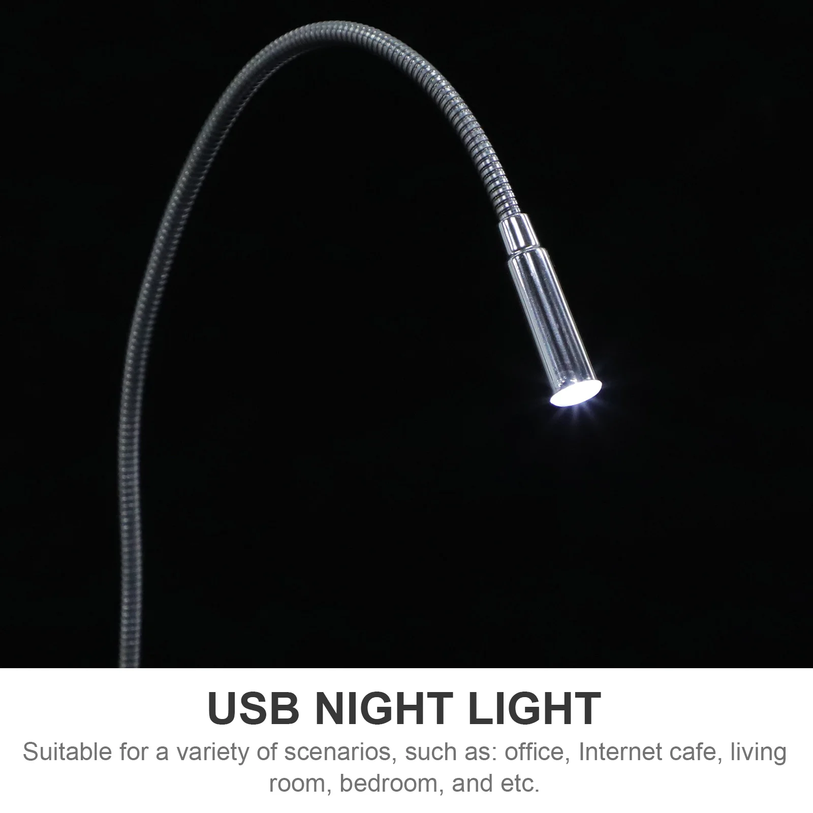4 Uds. Luz de teclado USB lámpara de ambiente nocturno portátil accesorios de ordenador LED
