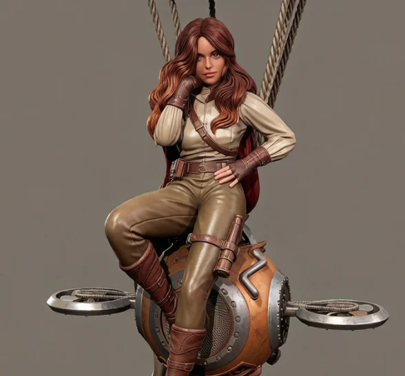 38mm 50mm 75mm Resin beauty model kits Assembly and coloring are required（3D Printing ）TD-6781/3D