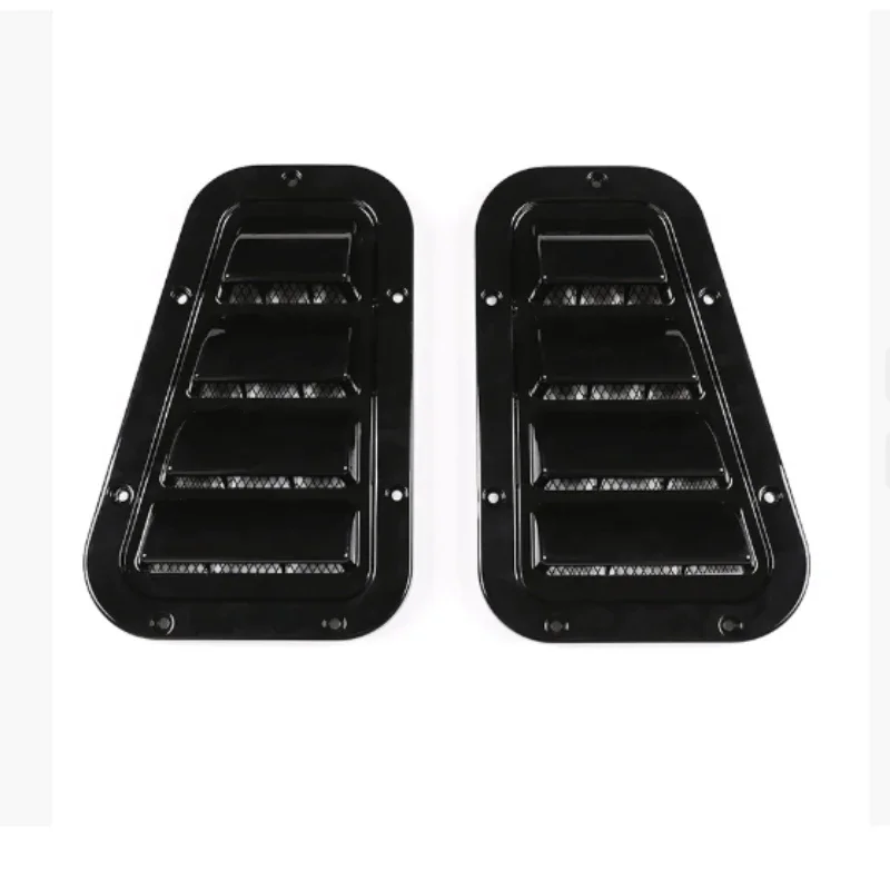 

Suitable for 04-19 Land Rover Defender machine cover out of trend ABS/metal, piano black 2 pieces