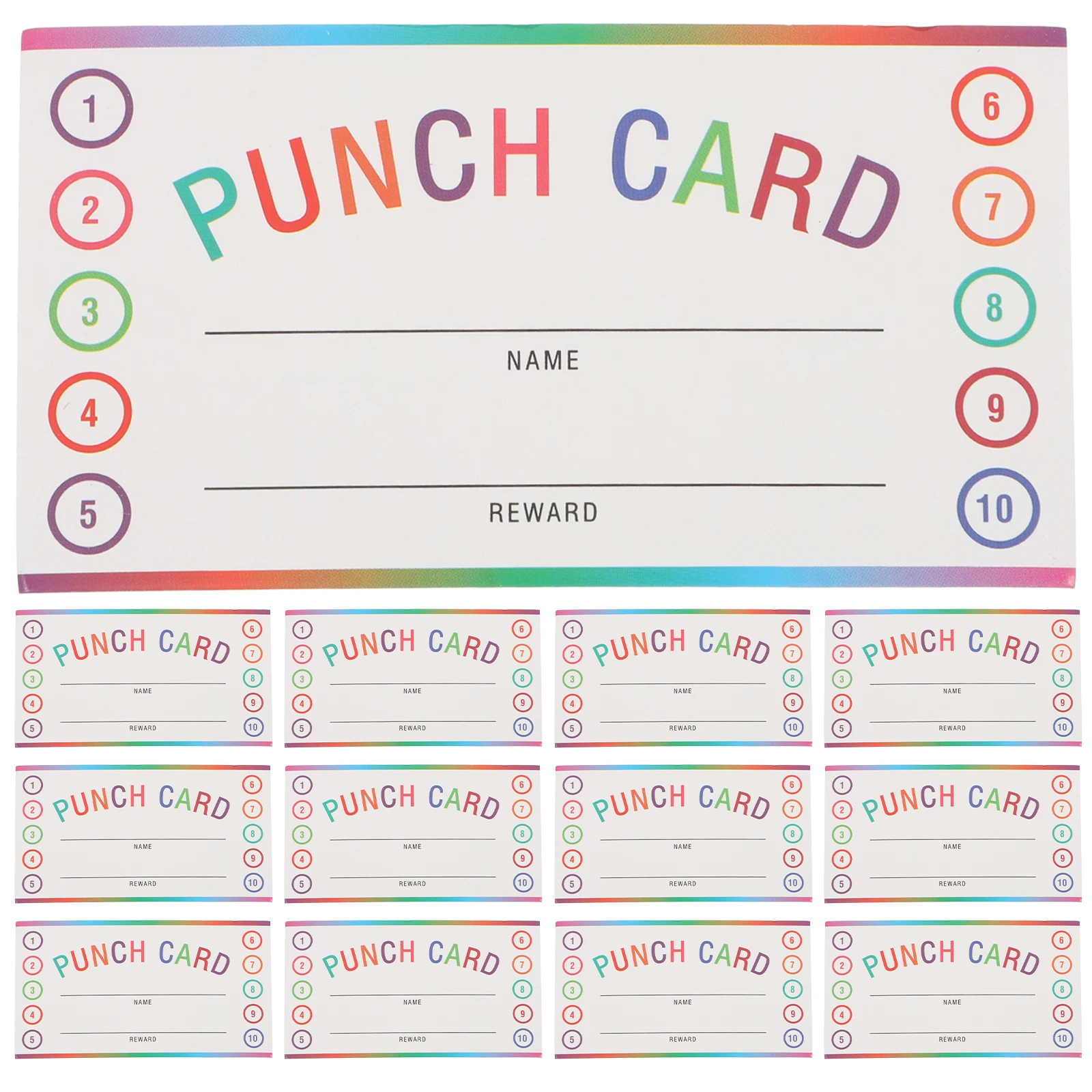 

Reward Punch Cards Classroom Incentive Cards Behavior Tracking Charts For Positive Behavior Management Tools