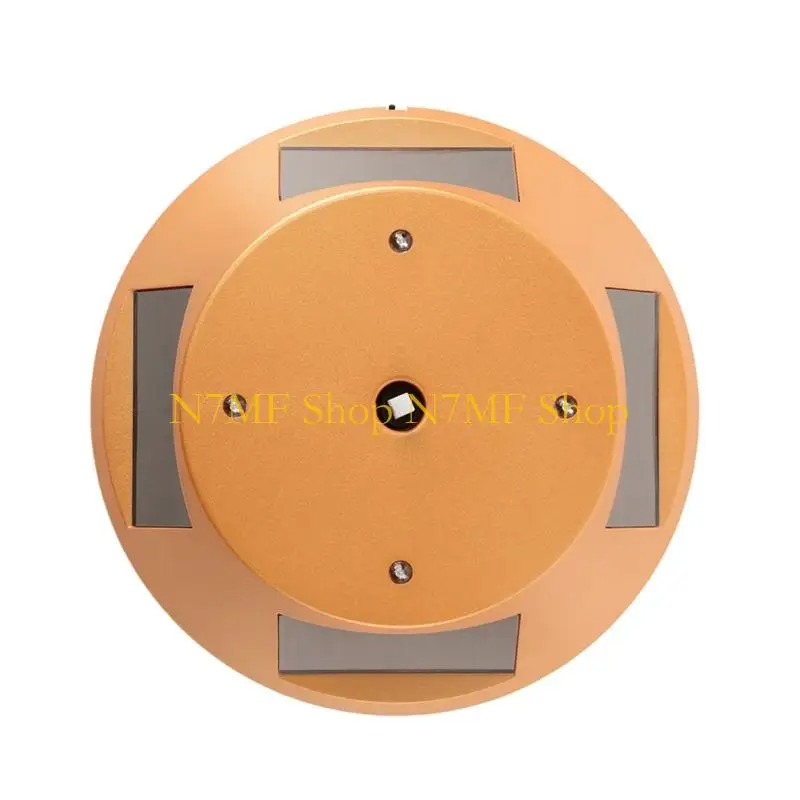 N7MF Light Activated Jewelry Whirling Stand 360 Degree Solar Propelled Display For Shows ABS Substance Quiet Motor Plan