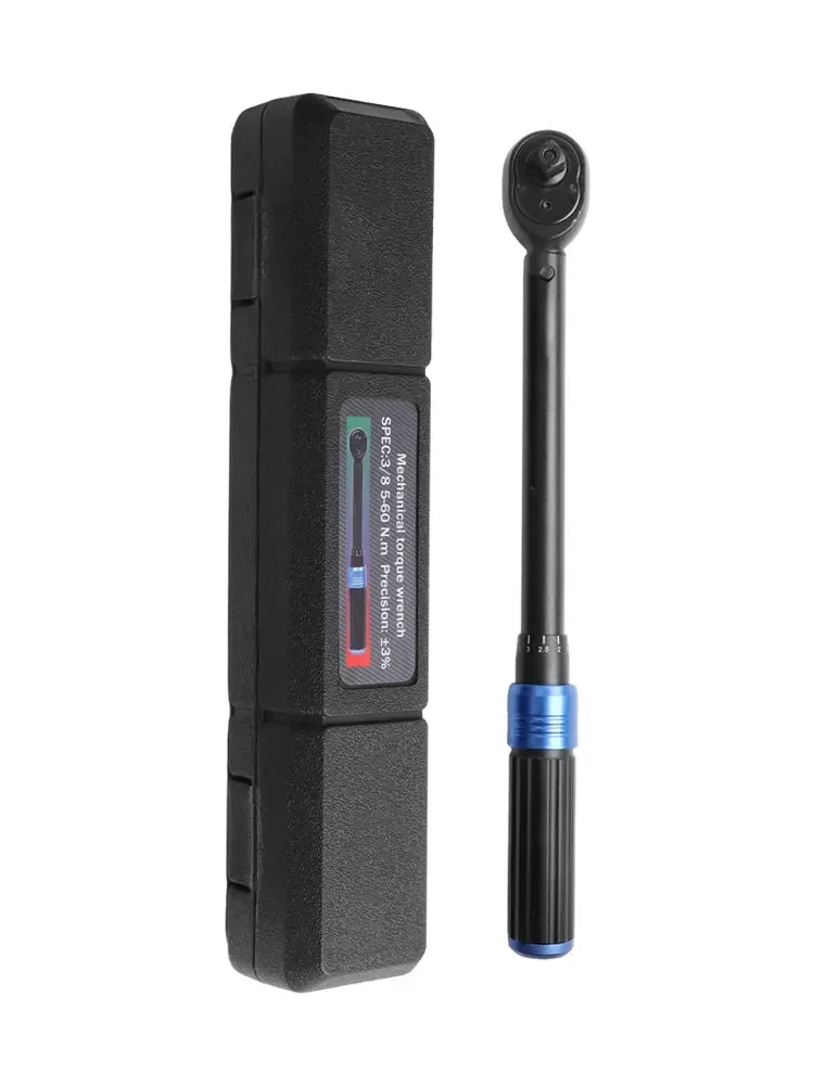 72 Tooth Mechanical Torque Wrench Adjustable with Clear Scale and Ergonomic Handle for Automotive Repair Maintenance