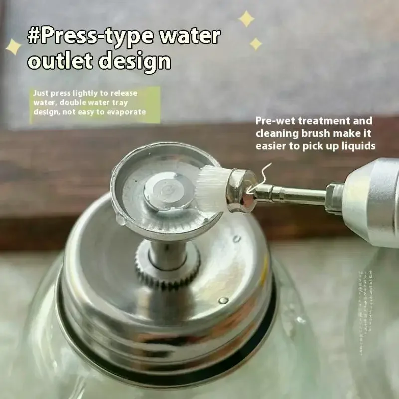 مضخة ضغط سائلة فارغة لتخزين الأظافر، موزع زجاجات زجاجية قابلة لإعادة الملء، مزيل طلاء الأظافر، أدوات مكياج مانيكير #3