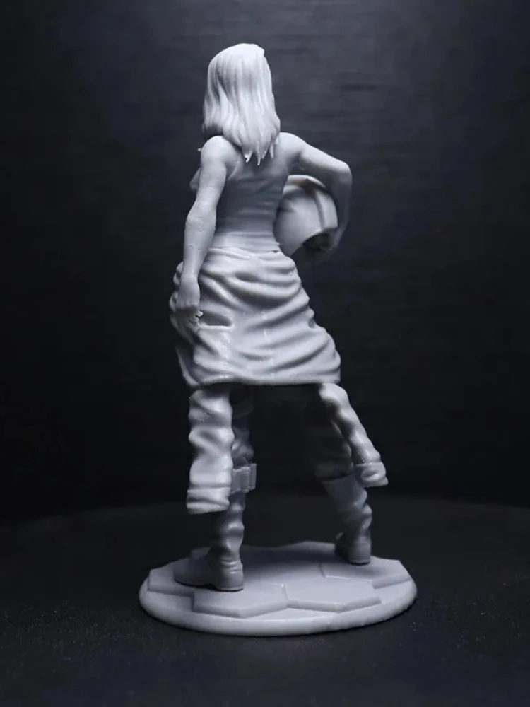 1/24 75mm 1/18 100mm Résine Modèle Femelle Pilote Figure Non Peint Aucun document RW-245