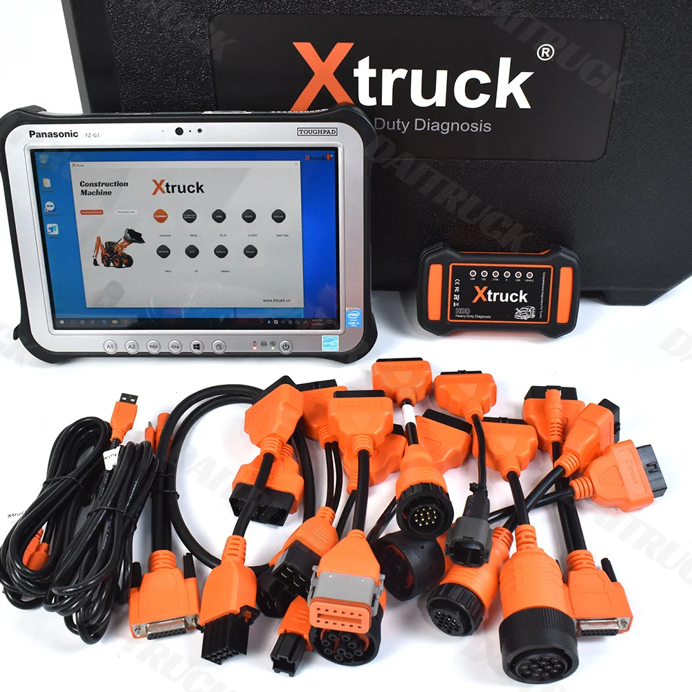 Multi-Brands  XTRUCK Y009 Multiple brand construction machinery Truck scanner OBD diagnostic tool Vehicle scanner+FZ-G1