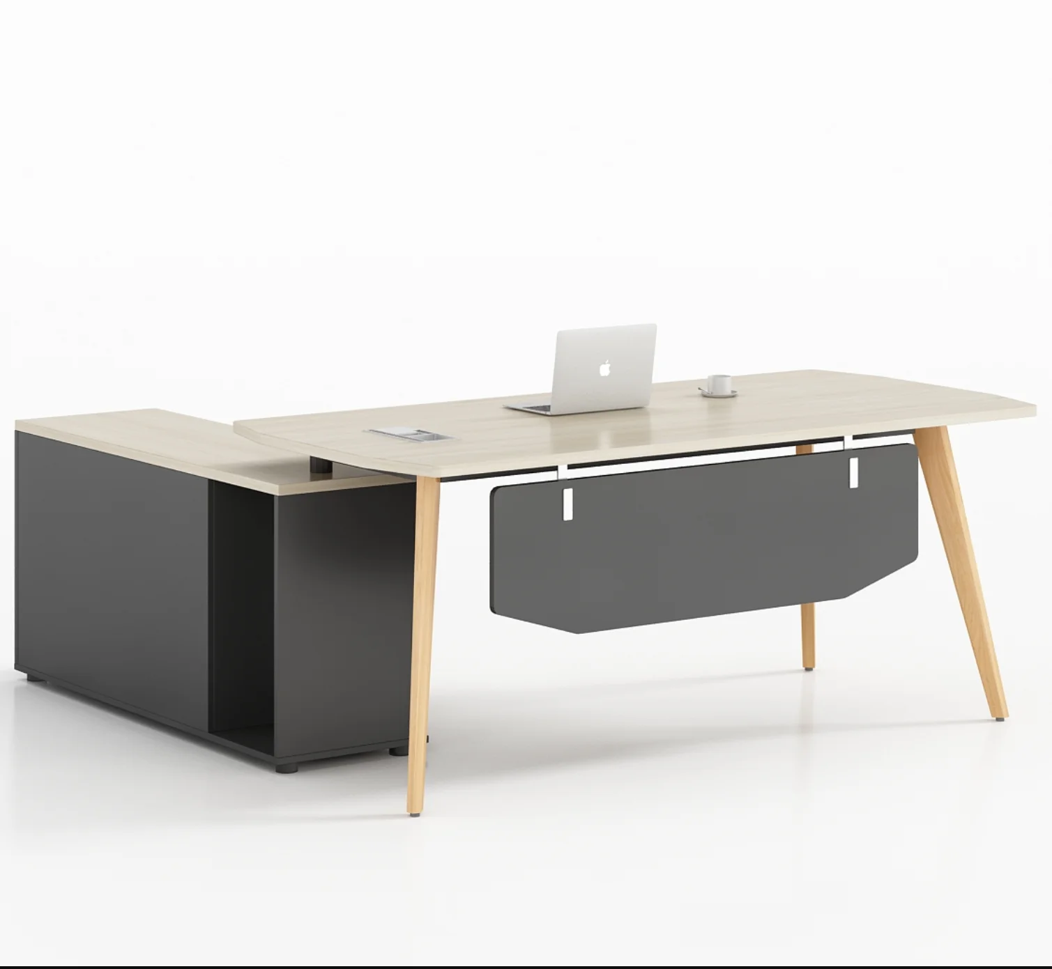 مكتب تنفيذي حديث على شكل حرف l مكاتب مكتبية تنفيذية l الشكل