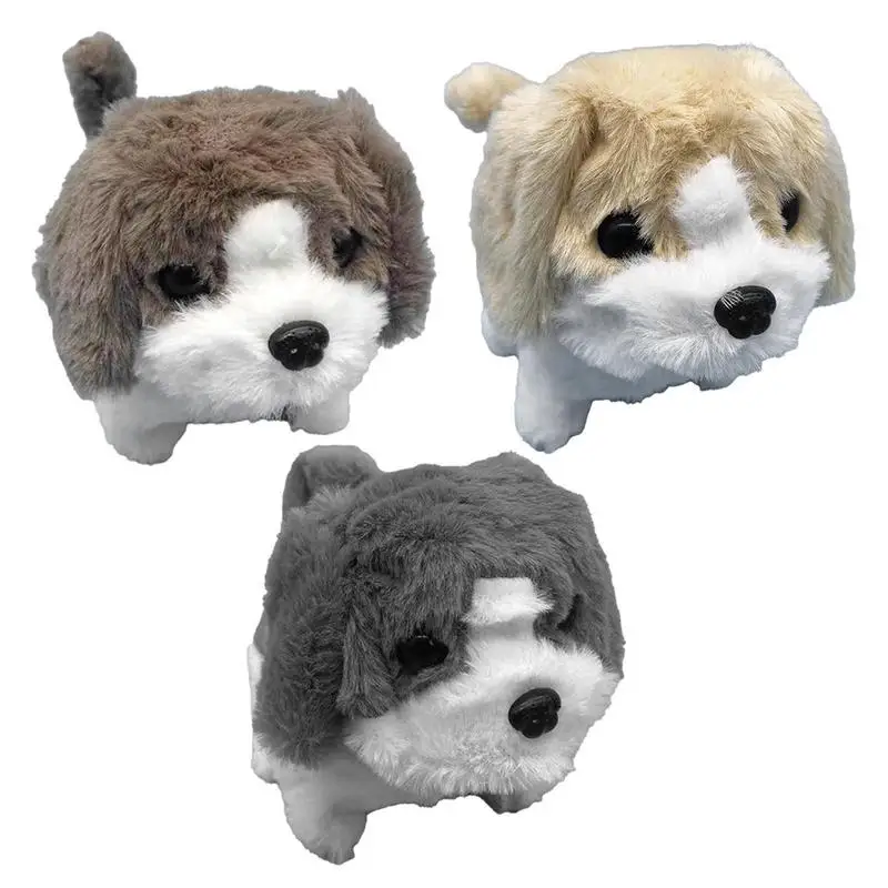 Bella Barking Walking Electric Dog peluche simulazione Smart Dog Interactive peluche peluche bambola regali per bambini