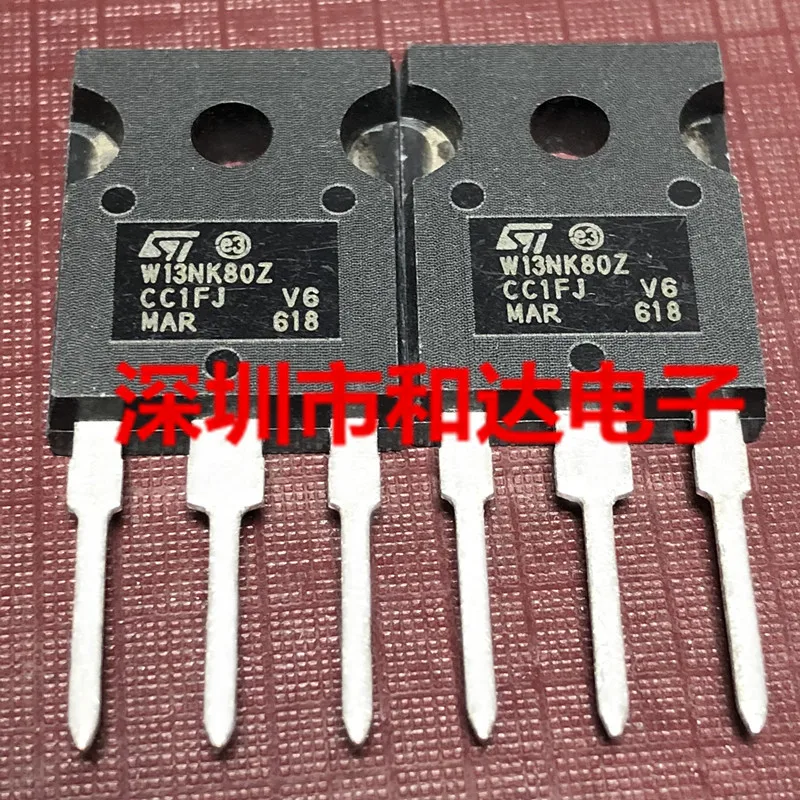 

10PCS/lot W13NK80Z STW13NK80Z MOS TO-247 800V 12A Really Stock Original Best Quality Guarantee Fast Shipping