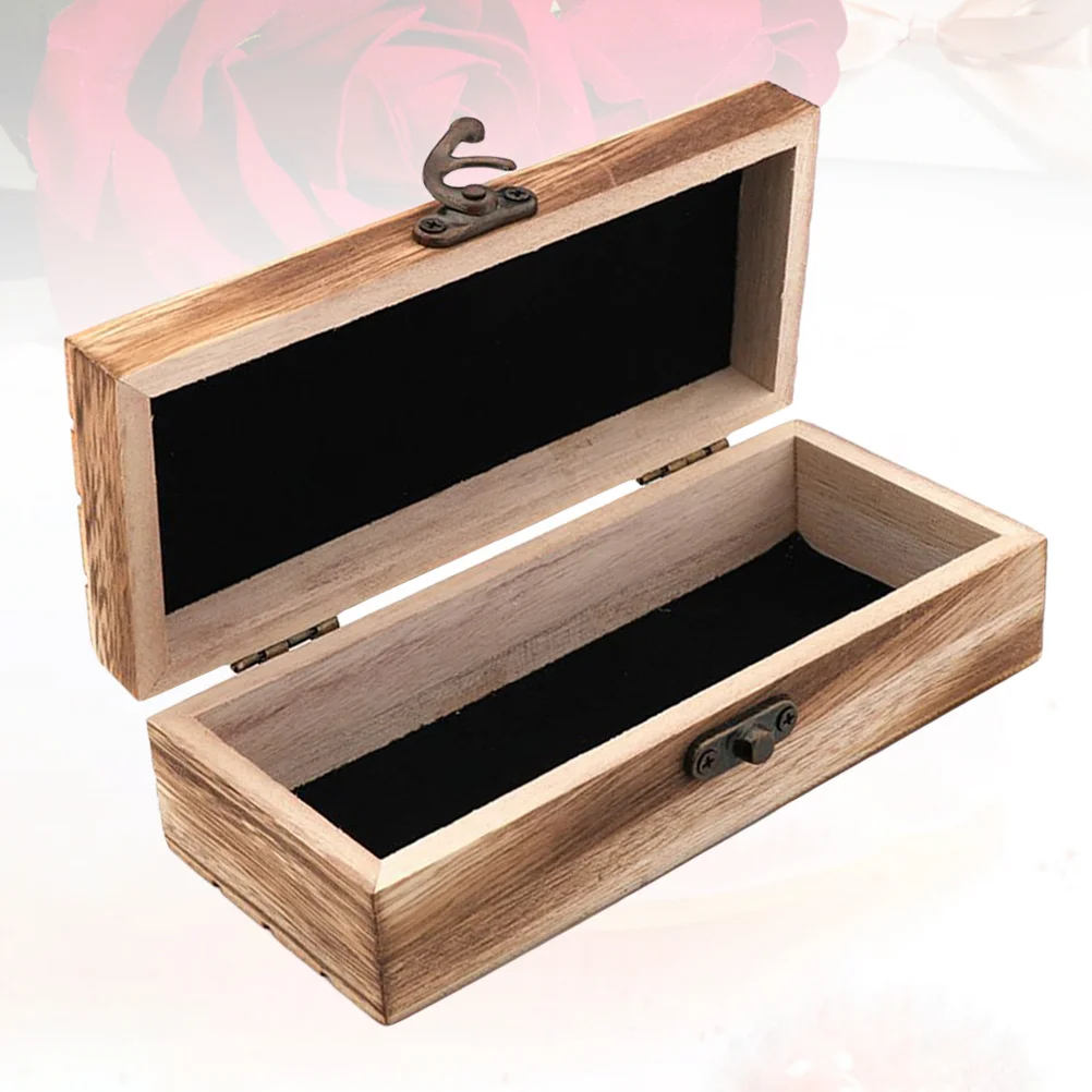 

1Pcs Bamboo Wood Sunglasses Case Portable Vintage Wooden Spectacle Box -Friendly Storage Wooden Spectacle Box