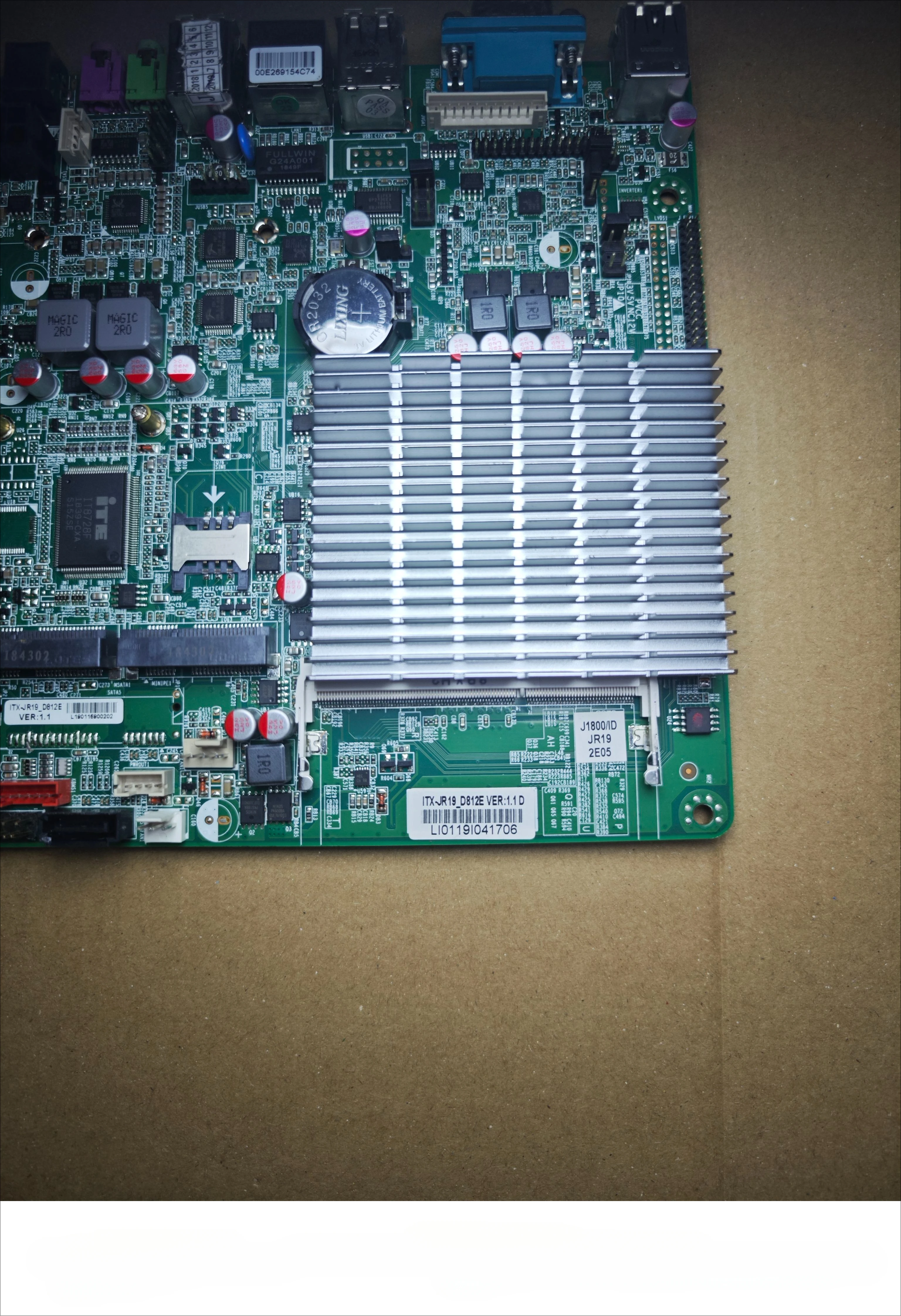 For Research Area Industrial Control ITX-JR19_D812E ITX-W19_D812E Main Board Dual EDP Cash Register Main Board