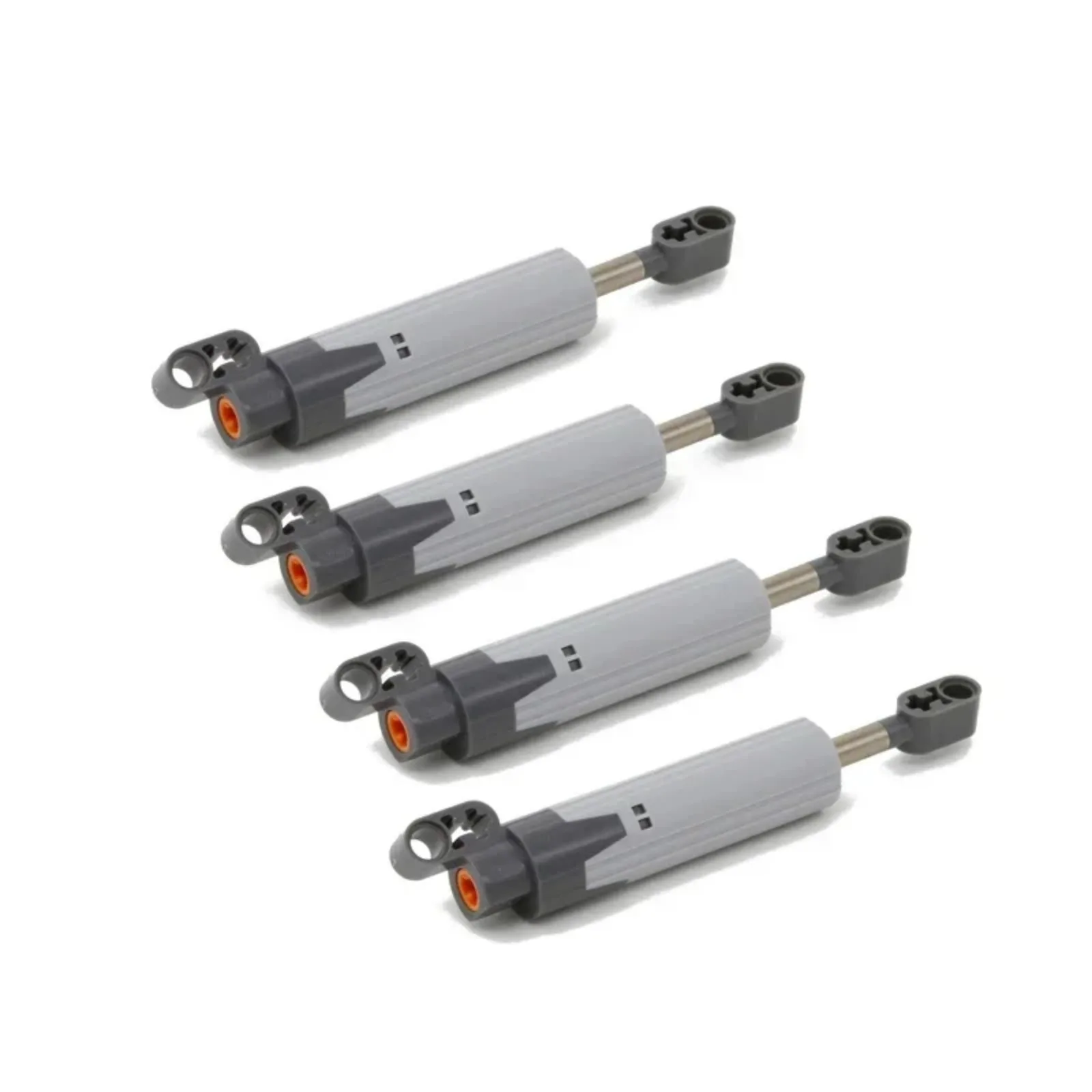 16PCS Building Blocks Linear Actuator Set Compatible with 61904 61927 92693 Models Grey Technical Parts