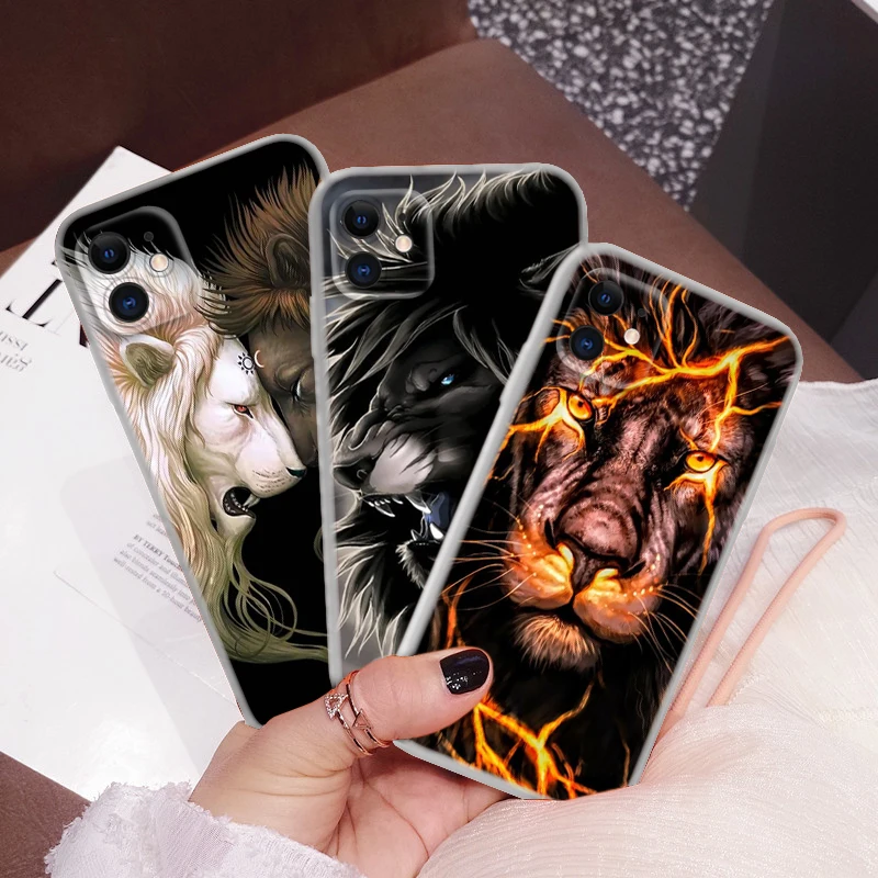 67Q Lion cool Soft Case for Infinix Hot 20 20I 10i 10 11 11S NFC 9 Play Note 7 8 8I Zero X NEO