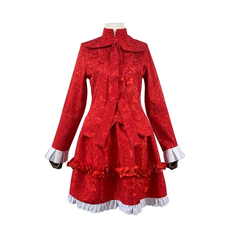 

Anime SHADOWS HOUSE Kate Shadow Cosplay Costume Kawaii Lolita Short Red Dress Dailydress Hallowen Carnival Party Suit