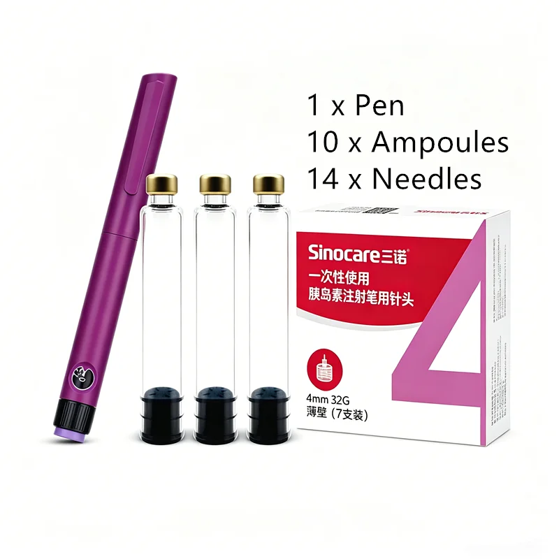 Disposable Adjustable Insulin Injection Pen Accurate Dose Delivery Pen Portable Medical Health Care Supply