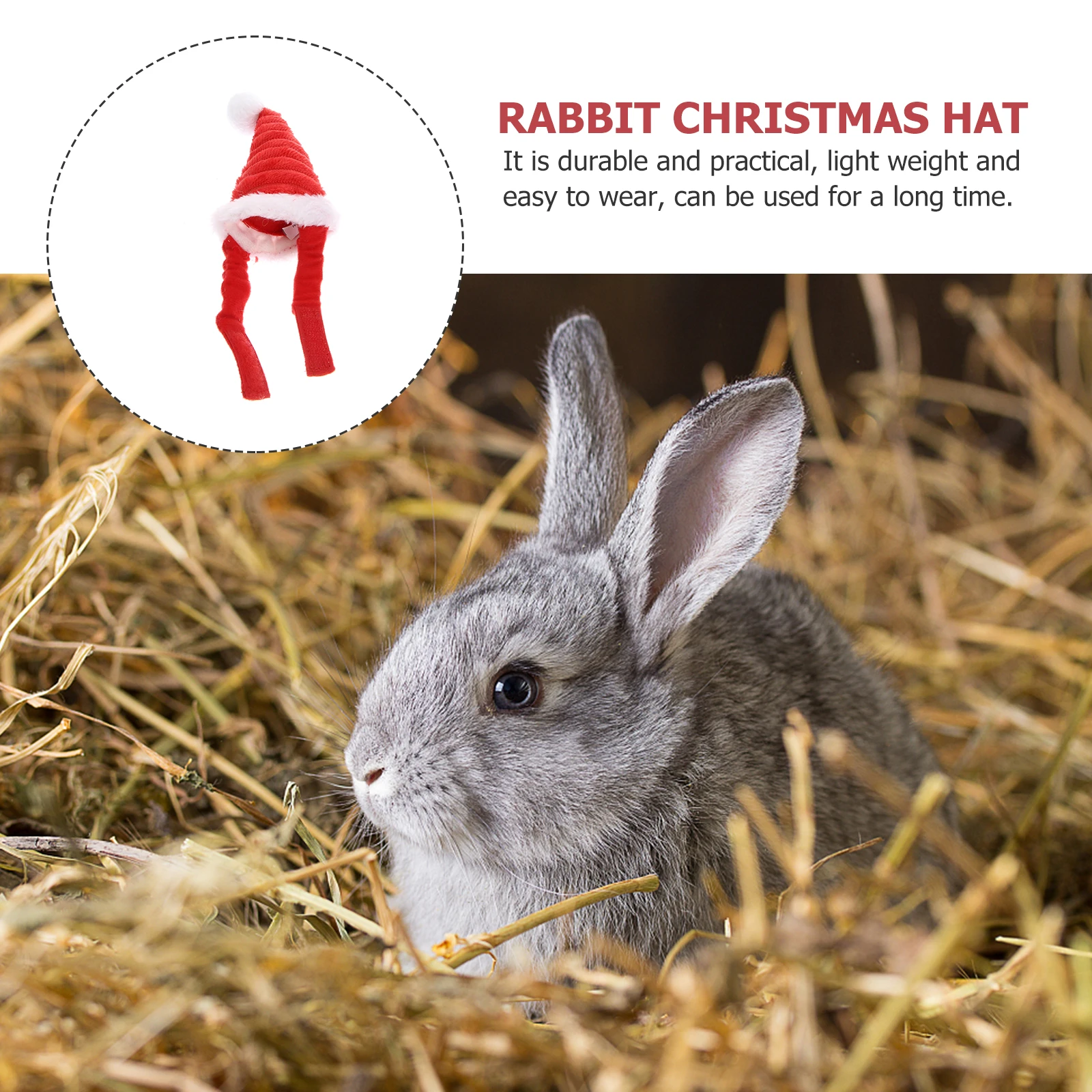 

Adorable Pet Hat Christmas Decorative Headgear Party Headwear for Small Pet Dog Cat Rabbit Hamster Chinchilla