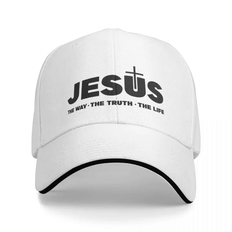 

Cross Jesus Christ Way The Truth The Life Baseball Cap Men Hats Women Visor Outdoor Snapback Caps