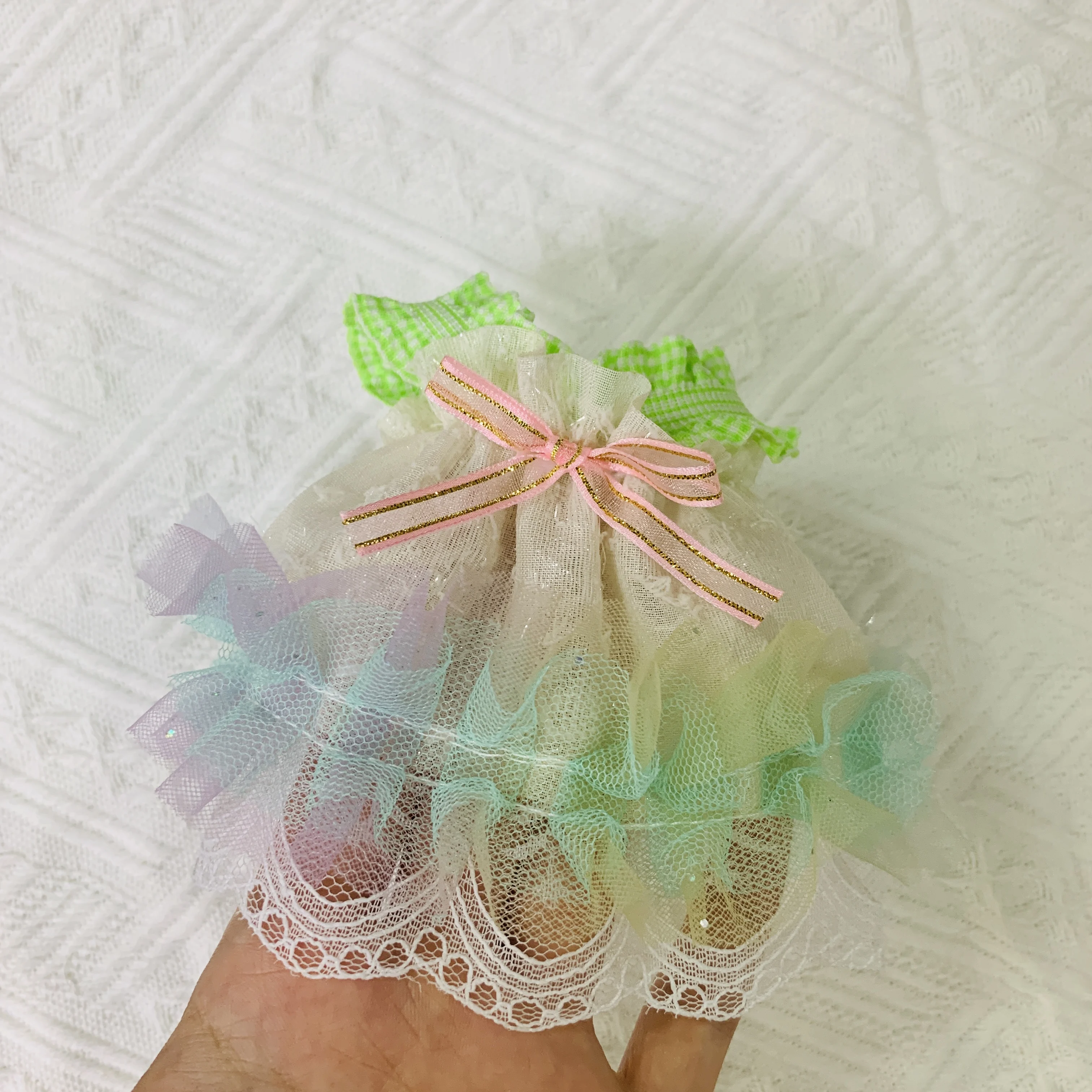 زي دمية LA BUBU مقاس 17 سم (الدمية غير متضمنة) ملابس LA BUBU، مجموعة فساتين متدرجة رائعة ولطيفة من LA BUBU، ملحقات LA BUBU #4