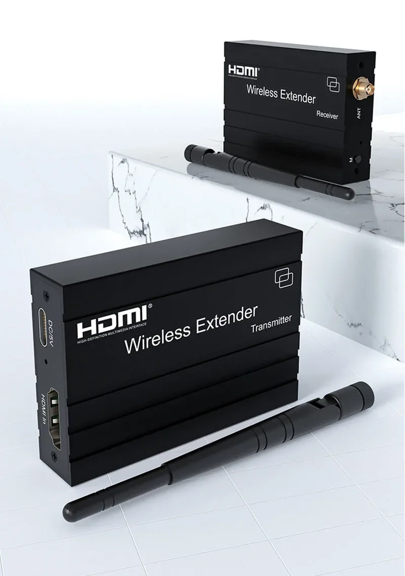 Extensor HDMI inalámbrico de 150M, transmisor y receptor de Audio y vídeo con espejo de pantalla para ordenador portátil, PC, cámara DVD, teléfono a proyector de TV