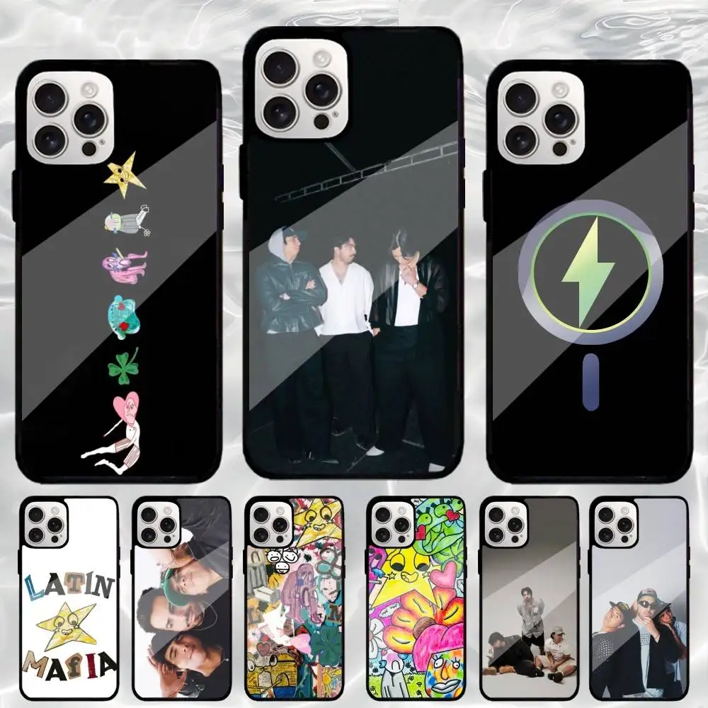 

L-Latin Mafia Phone Case For iPhone17,16,15,14,13,12,11 Plus,Pro Max Magnetic For Magsafe Wireless Charging