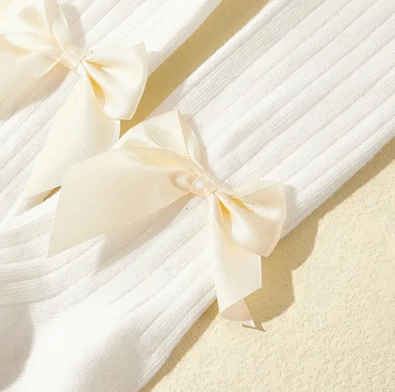 3 stks baby peuter leggings sokken Meisjes Leuke Boog Decor Effen Kleur Panty kinderen Baby Dikke Leggings Panty Sokken Broek