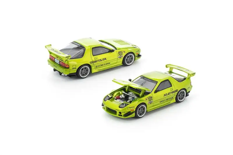 

(Pre-Order)Xcartoys x Pop Race 1:64 RX7 FC3S Amemiya Fluorescent Green Diecast Collector's Vehicle Model Car