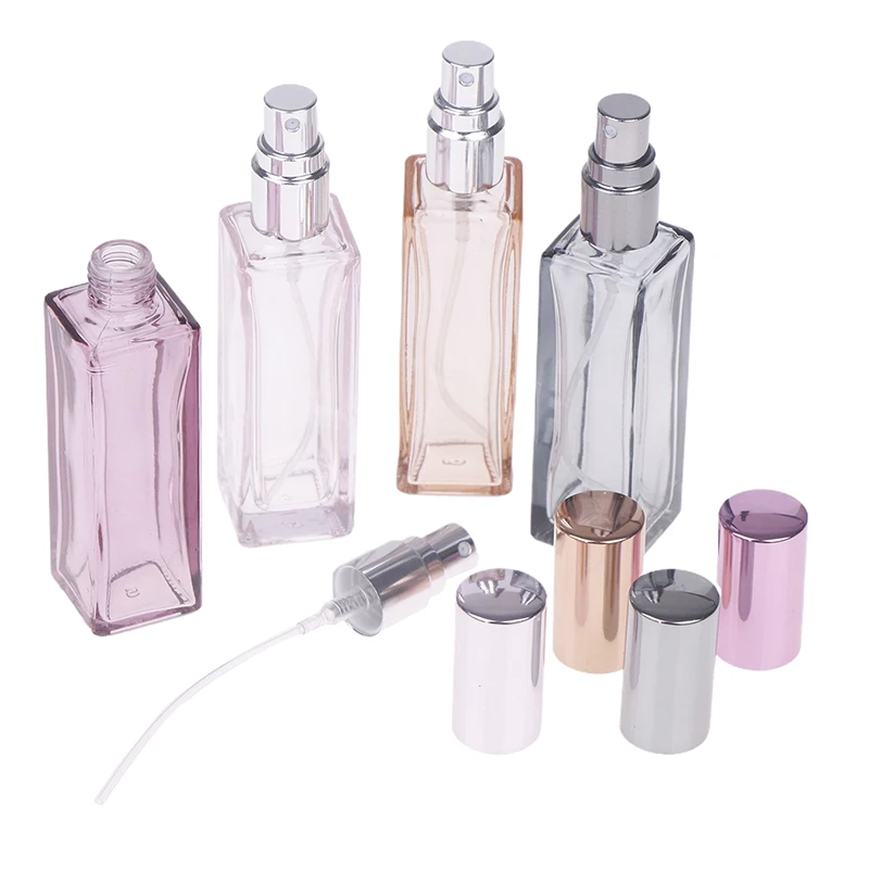 20ml Refillable Perfume Bottle Portable Glass Spray Bottle Travel Empty Cosmetics Liquid Container Mini Atomizer Dispenser