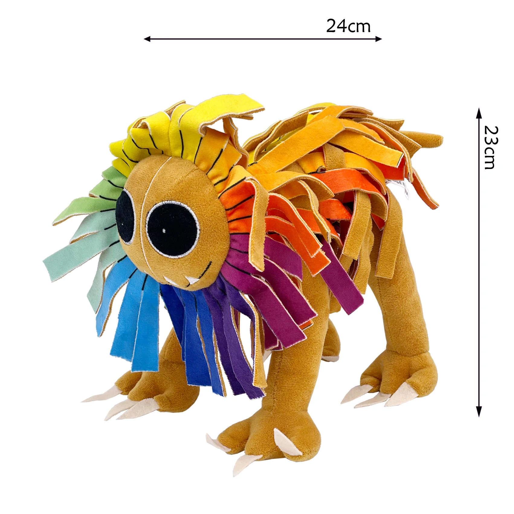 Amazing digital circus Plush Colorful Lion Monster Big Lion PlushToy,Soft Stuffed Animal Doll for Kids Boys Girls Christmas Gift