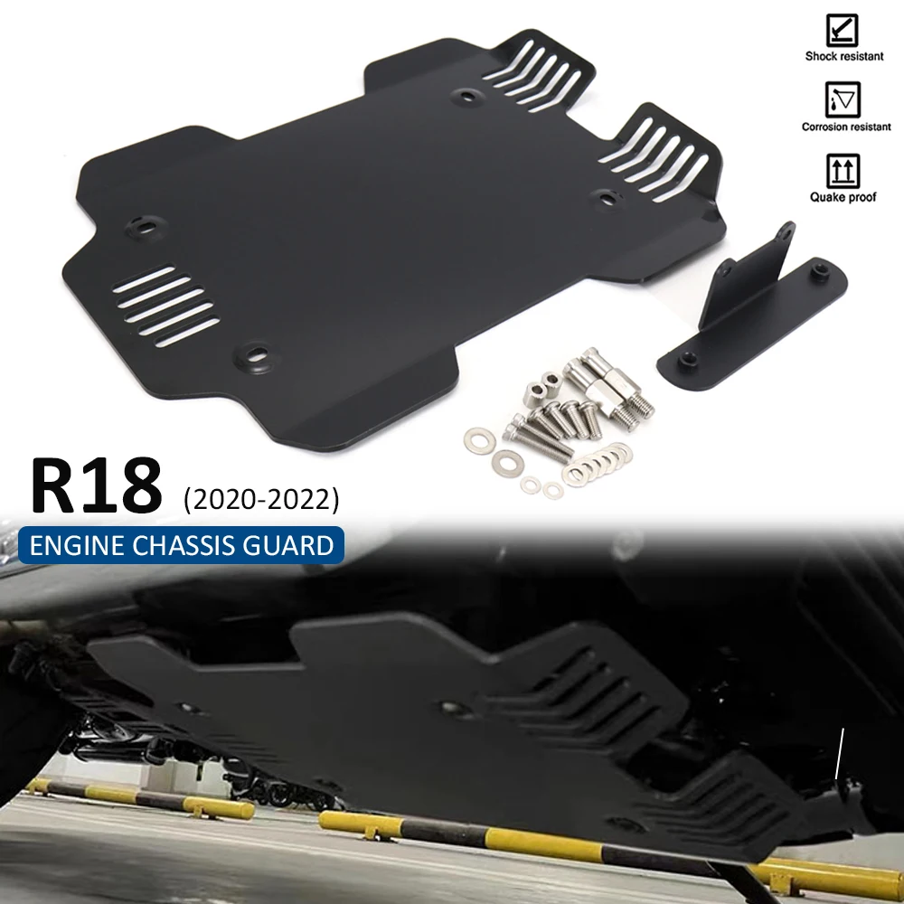 

Fit For BMW R18 r18 Engine Chassis Guard Cover 2020 2021 2022 Lower Bottom Skid Plate Splash Chassis Protection