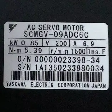 

Совершенно новый серводвигатель SGMGV-09ADC6C, серводвигатель SGMGV 09ADC6C, быстрая доставка, в наличии