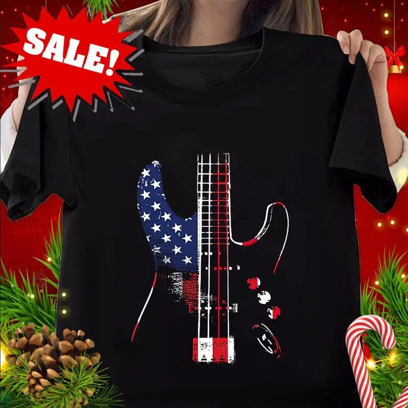 

Футболка с гитарой «Счастливая независимость» с американским флагом