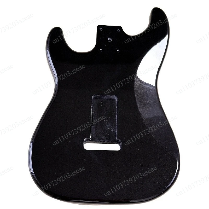 Metal Black Electric Guitar Body Guitar Body Double Shake Guitar Modified Musical Instrument DIY Accessories