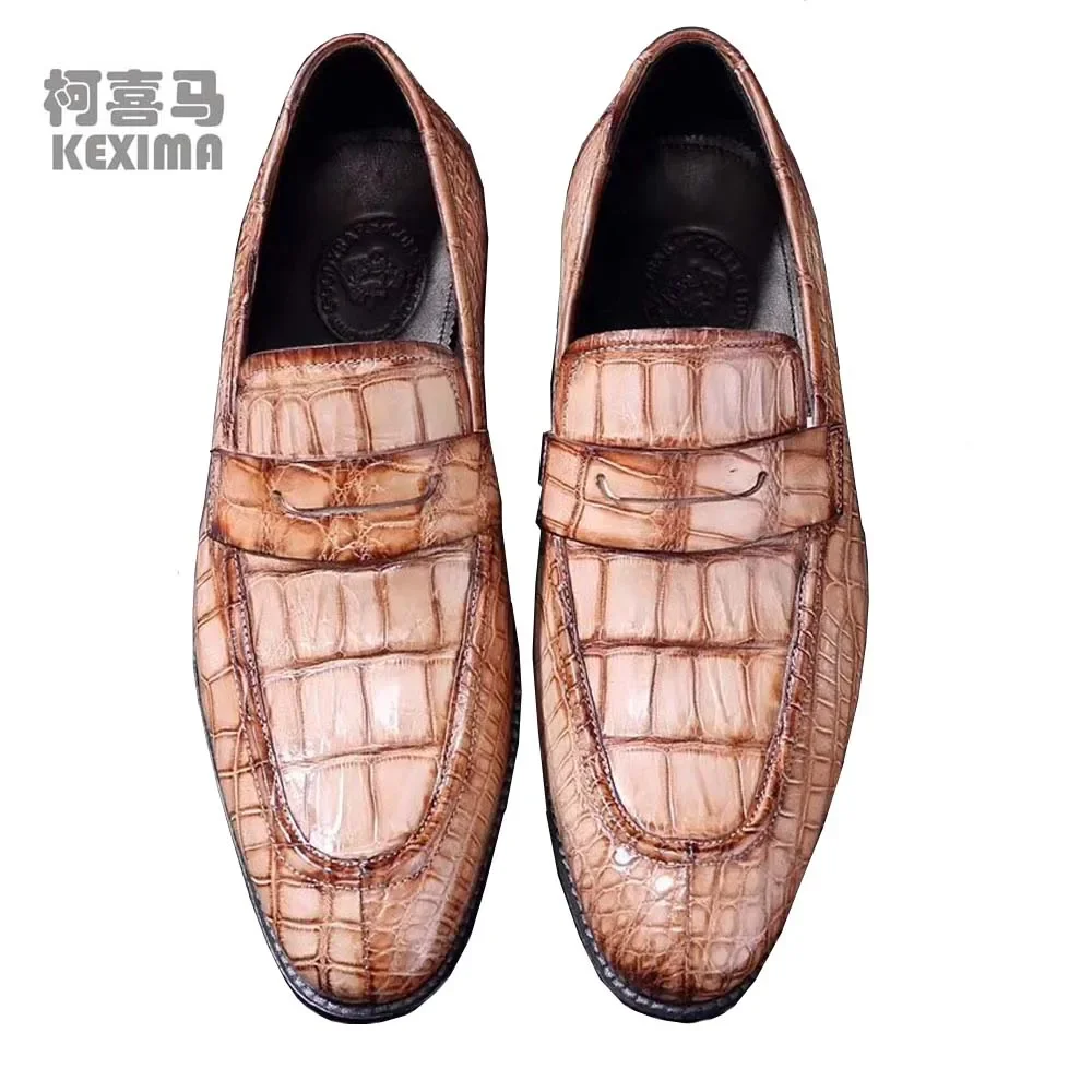 

Yingshang/Новое поступление, мужская обувь из крокодиловой кожи, мужская обувь из крокодиловой кожи