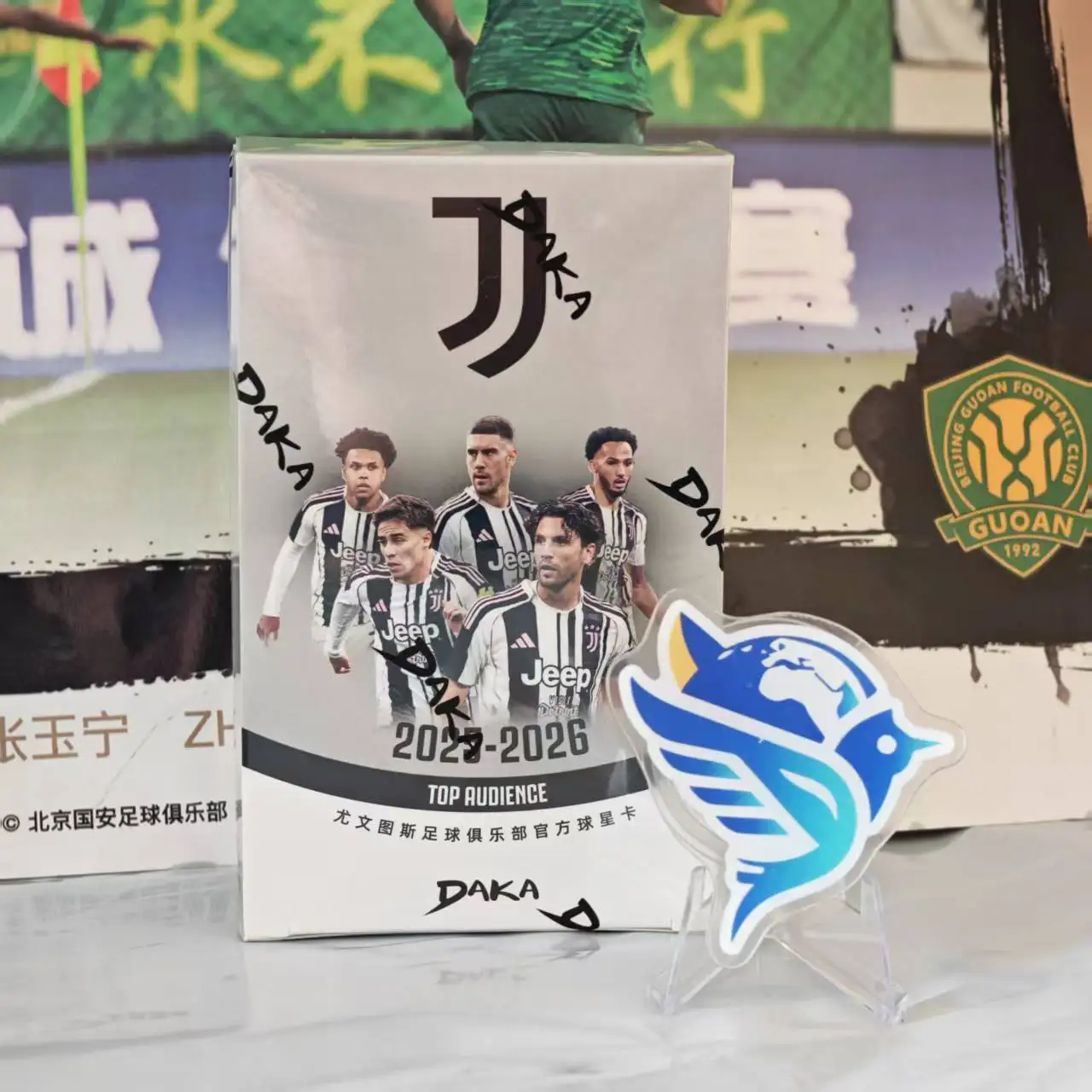 Daka 2025-2026 Sammelkarten Top-Audience Manchester Cuty Juventus AC Mailand Inter Mailand Fußballstar Offizielle Geschenkbox