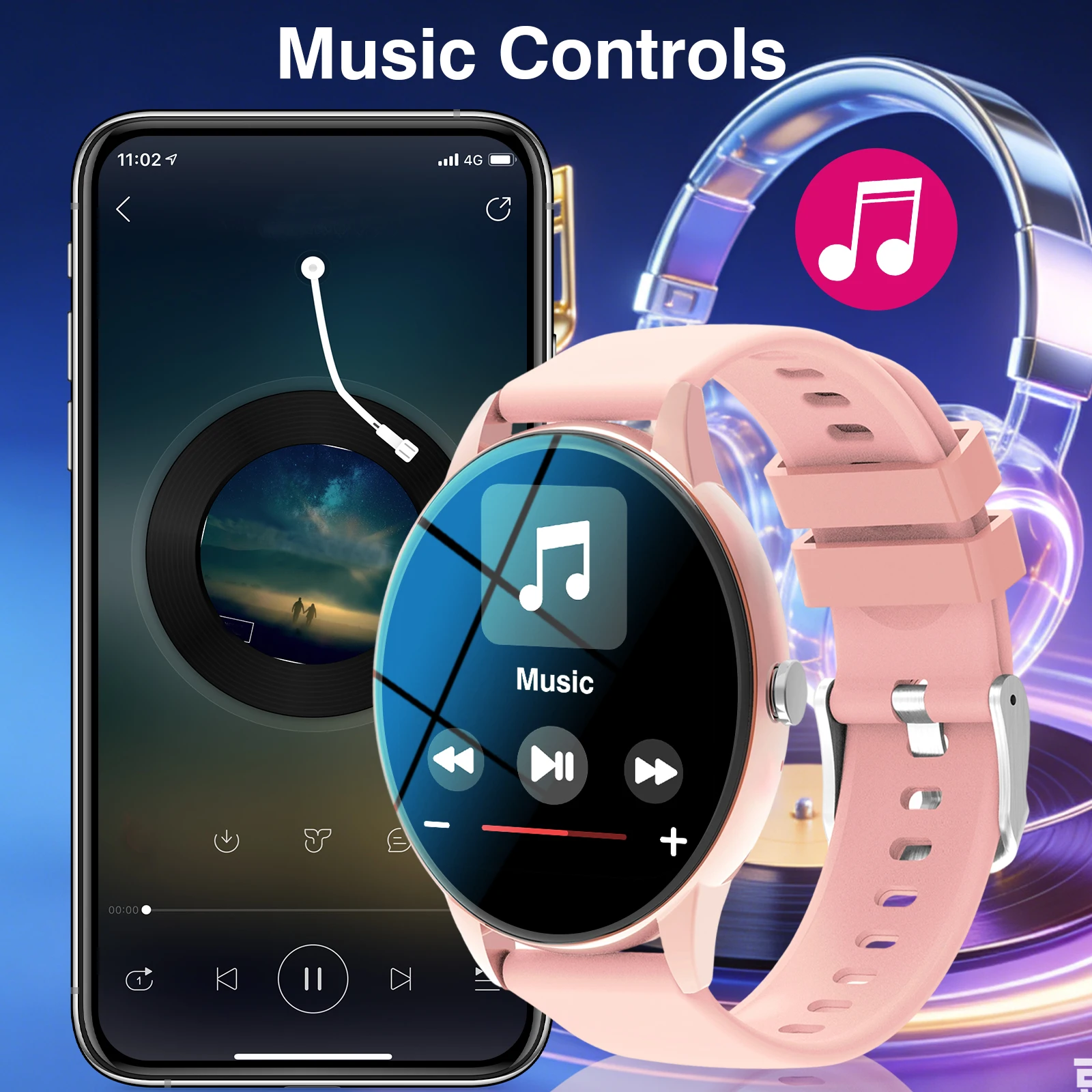 1.65인치 풀스크린 터치 스포츠 스마트워치, 무선 통 - Watch 7 Smartwatch Iphone 리뷰 및 가격