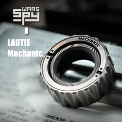 LAUTIE EDC Mechanic Ring Paragraph Fidget Spinners Fingertip Gyro Ratchet Magnetic Metal Adult Anti Stress Toy Office Desk Toys