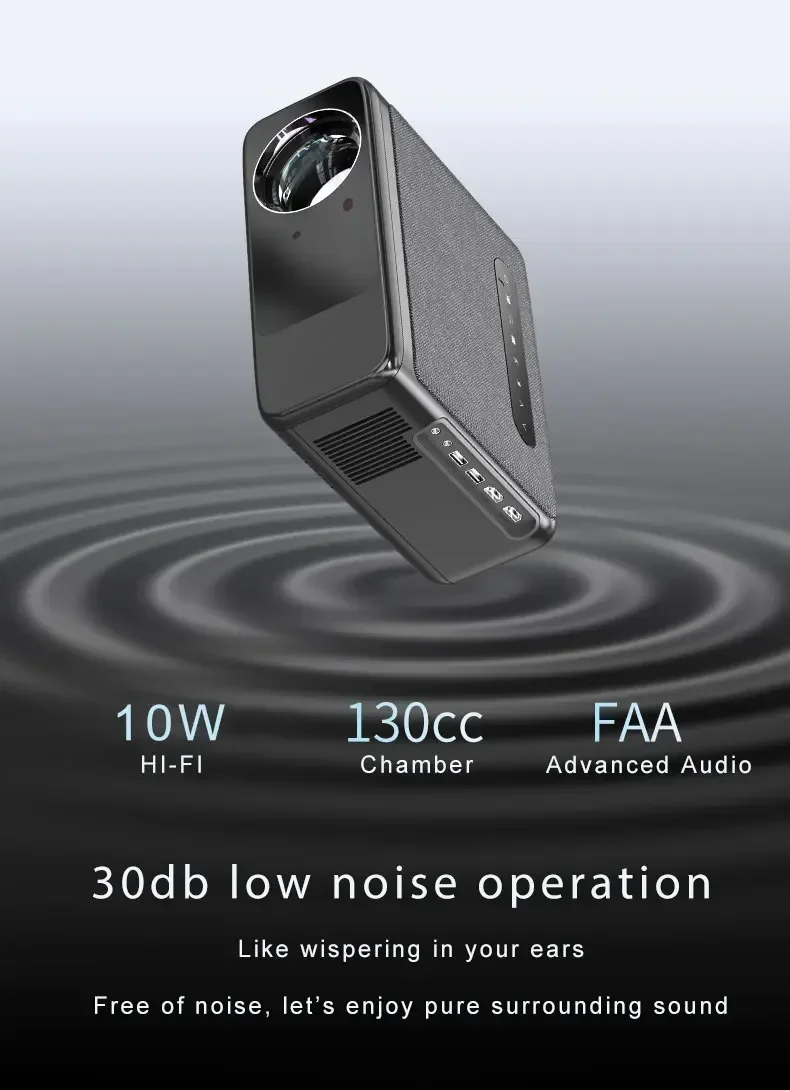 Y9 4K Smart Projektor Android 9.0 WIFI Tragbare Heimkino Kino Android Telefon Beamer LED 1080 Projektor mit Autofokus