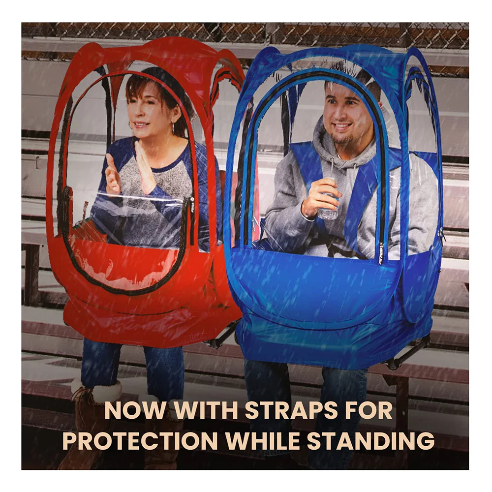 Wearable Pop-Up Pod - Shields From Wind, Rain, and Cold. Perfect for Bleachers, Personal Tent for Sporting Events.