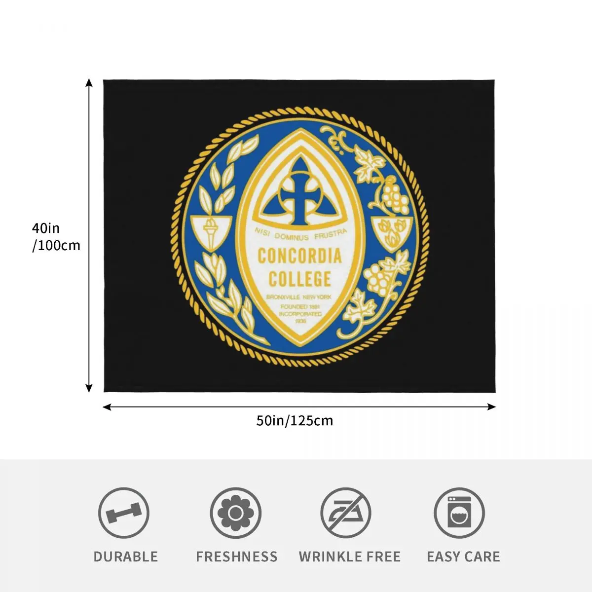 Selimut Dekoratif Concordia College Conservatory untuk Sofa, Selimut Dekoratif untuk Pindahan