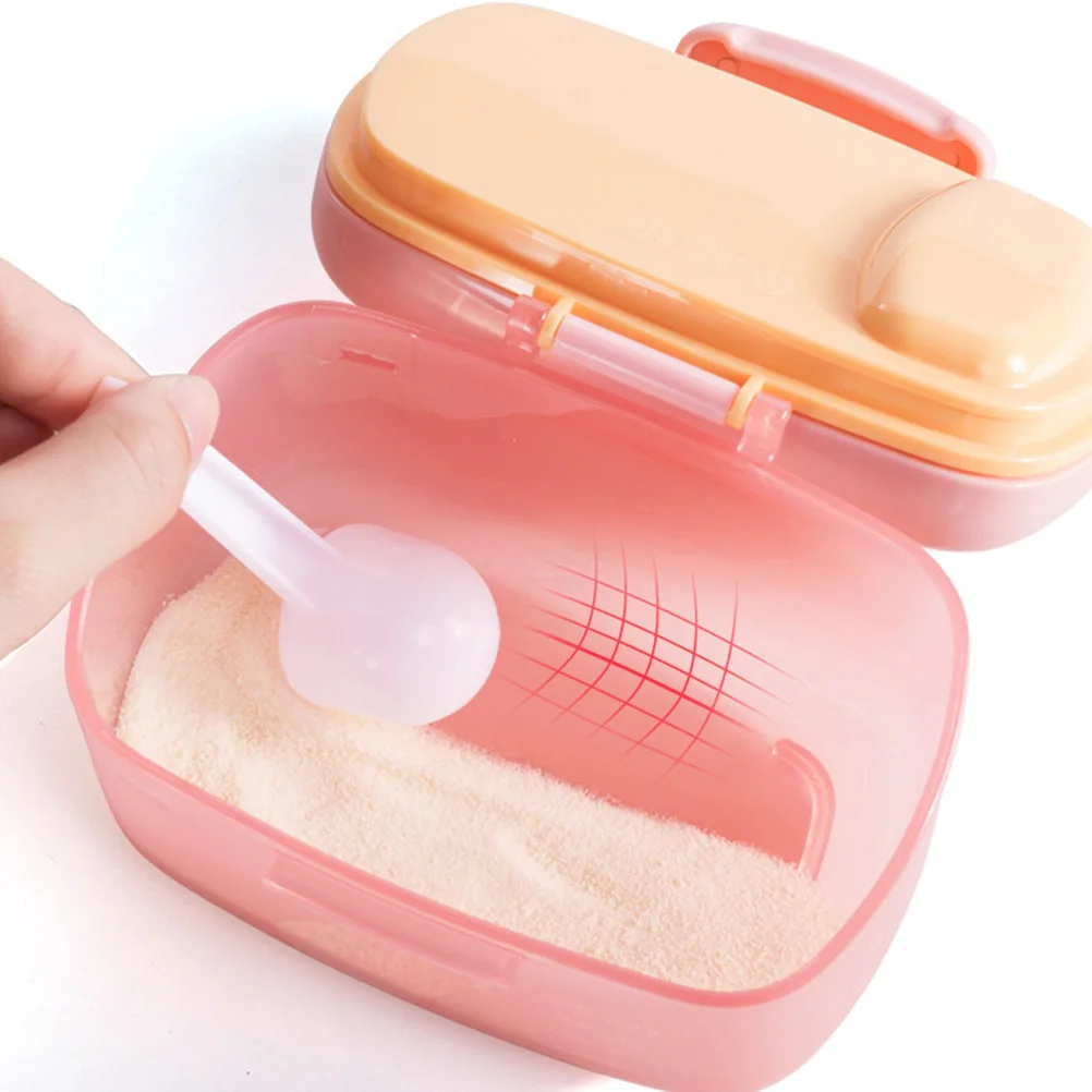 

Portable Baby Milk Powder Storage Box Durable Sealed Container For Infant Formula Rice Powder Storage Compact Leakproof