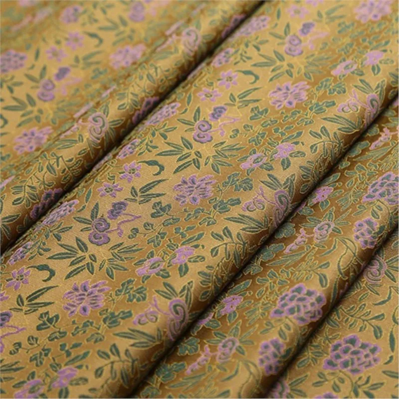 

The traditional Chinese-style clothing cheongsam is made of silk fabric and features a flap