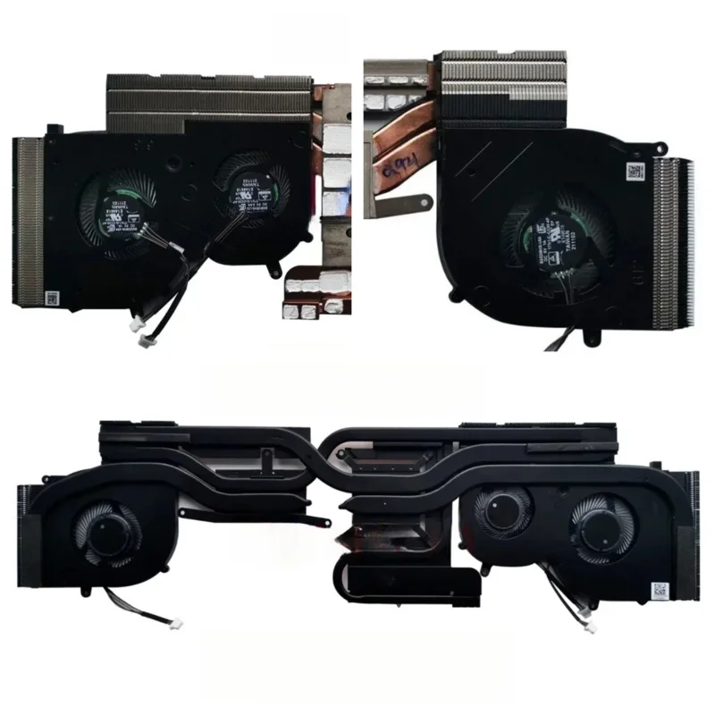 MS-17N1 Radiator Cooler with Dual Fans Fit MSI Creator Z17 A12UHST Laptop