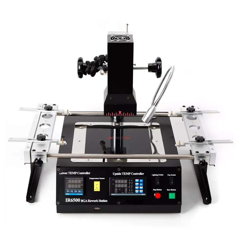 New IR6500 Infrared BGA Rework Station for Motherboards, Includes 20-in-1 Reballing Set for Precision Repairs