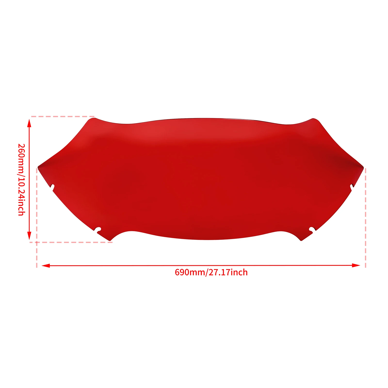 9 inch Motorcycle Front Fairing Wave Deflector Windscreen Windshield Protector Cover For Harley Touring Road Glide 2015-2023