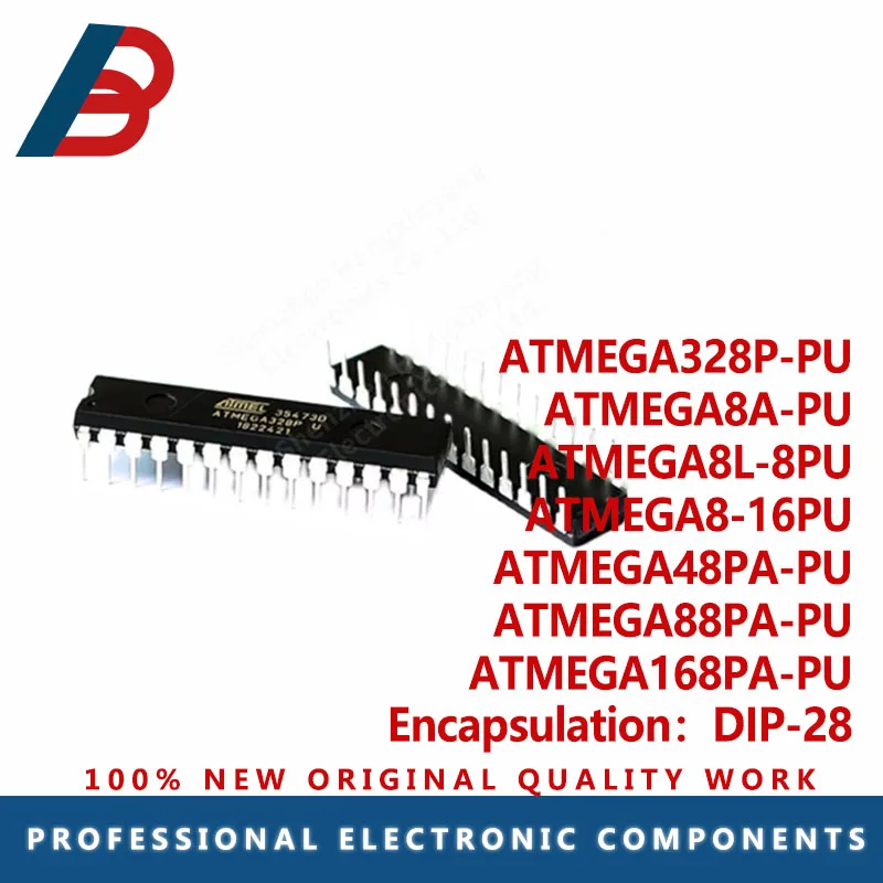 1PCs ATMEGA328P-PU ATMEGA8A-PU ATMEGA48PA-PU ATMEGA88PA-PU dip-28