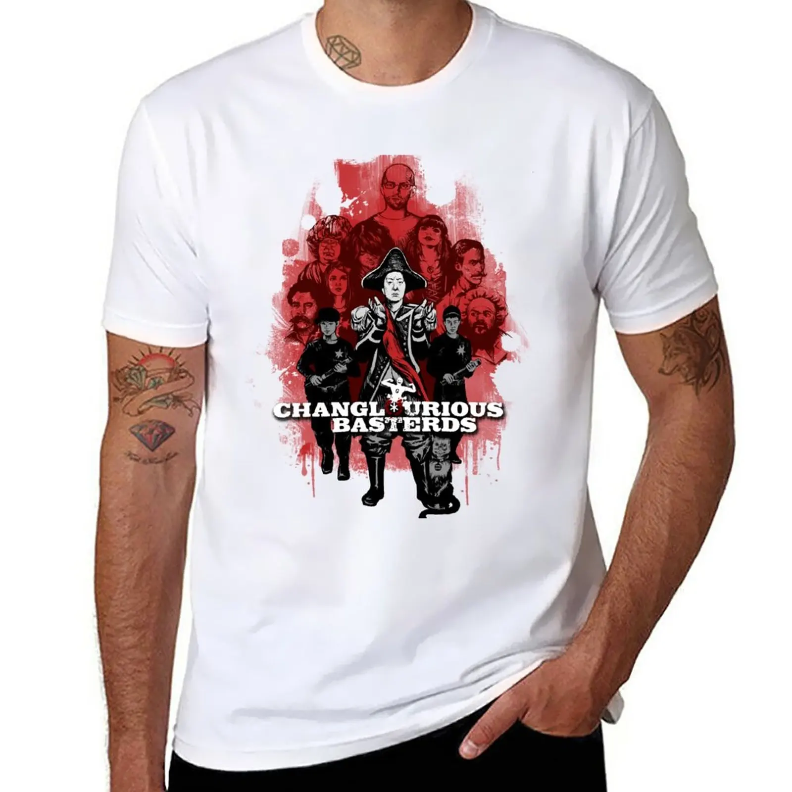 Changlourious Basterds (Any Shirt Colour) T-Shirt funnys plus size tops aesthetic clothes T-shirts for men cotton