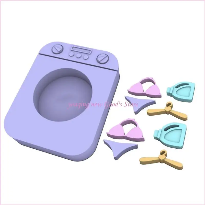 57QA Resin Shaker Mold Epoxy Casting Molds Silicone Mold for Pendant Charms