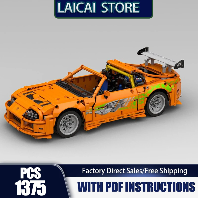 

Moc Building Bricks Tyt MK4 (1:12) Champion Speed Cars Model Technology Super Sports Car Blocks Assembly Gift Toys DIY Sets