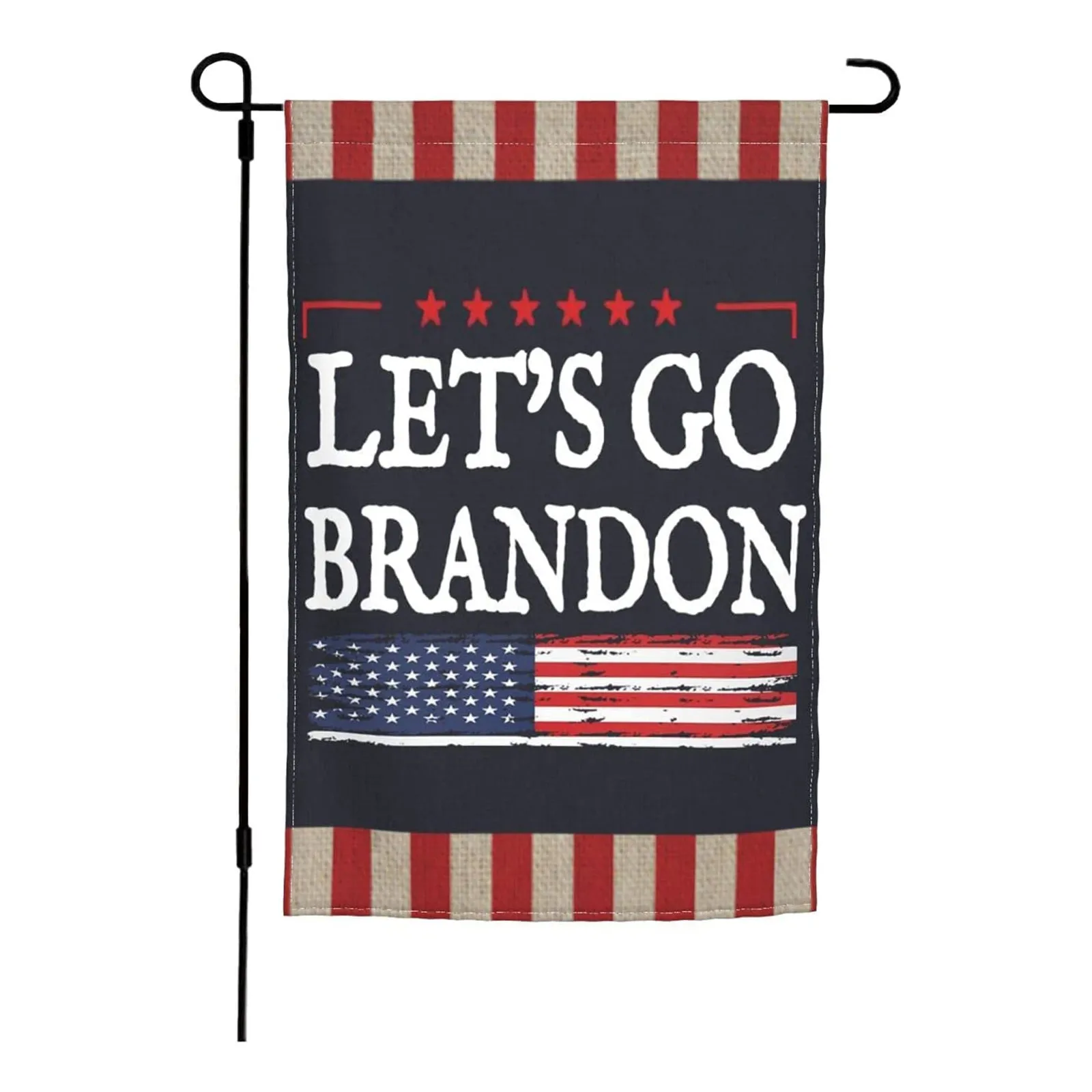 Patriotic Flag Banner Let'S Go Brandon Outdoor Decor Garden Sign American Usa Yard Ornament For Home Patriotic Flag Banner T1