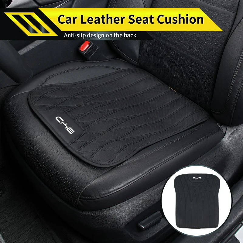 

Thin car leather seat cushion For BYD F3 I3 F0 F6 S6 S8 E5 E6 G3 G6 L3 S7 M6 Tang Song Qing Yuan